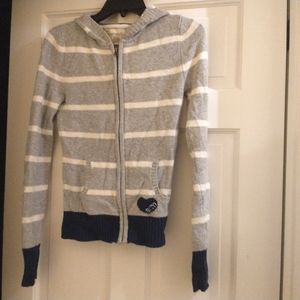 Medium Aeropostale zip-up hooded sweater. Price Firm **